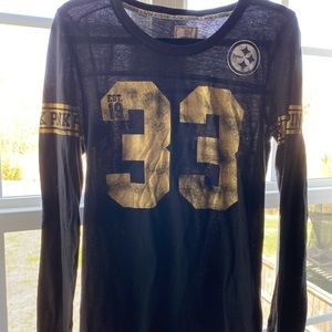 PINK Steelers Long Sleeve Shirt